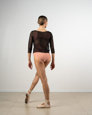 MAGLIA IN RETE DI TULLE ELASTICIZZATA