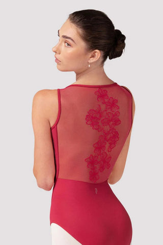 EMBROIDERY BOAT NECK LEO L40004